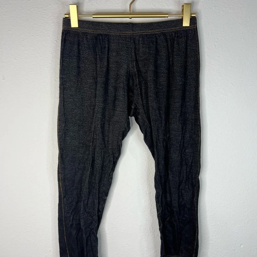 Women’s Small Dark Wash Jeggings Stretch Denim Leggings Capri Pants